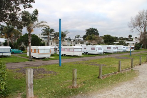 Takapuna Camping Ground in its present state. © Richard Gladwell www.photosport.co.nz